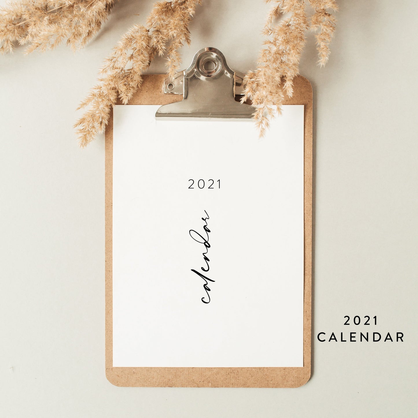 2021 Calendar Digital Download  SAVVY PAPER CO