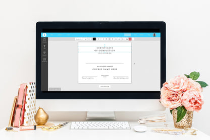 Certificate of Completion, Floral certificate, Classes Template, Course Certificate, Printable, Instant Download  SAVVY PAPER CO