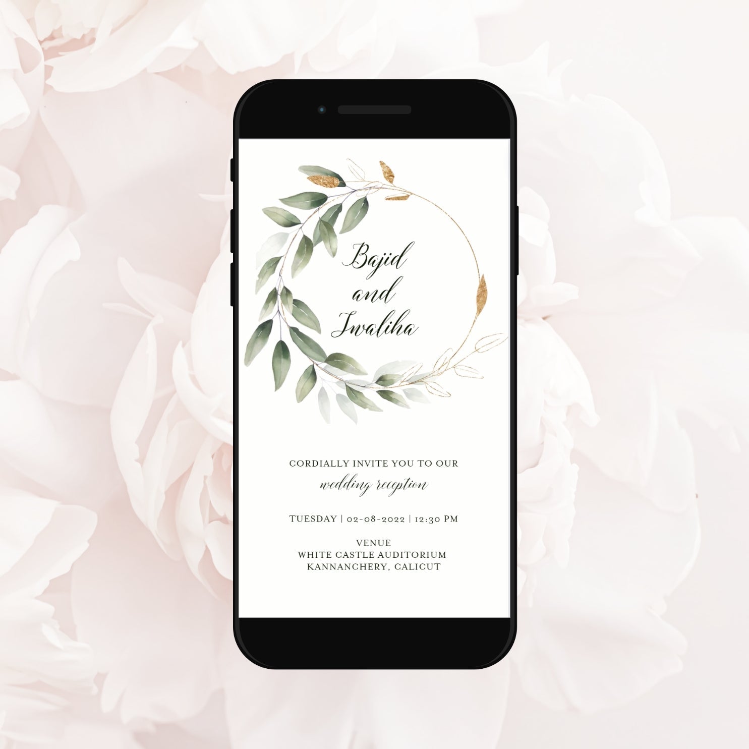 Electronic Wedding Invitation edit in canva, Wedding Mobile Invite, Digital Engagement Party Video Invitations, Instant Download  SAVVY PAPER CO