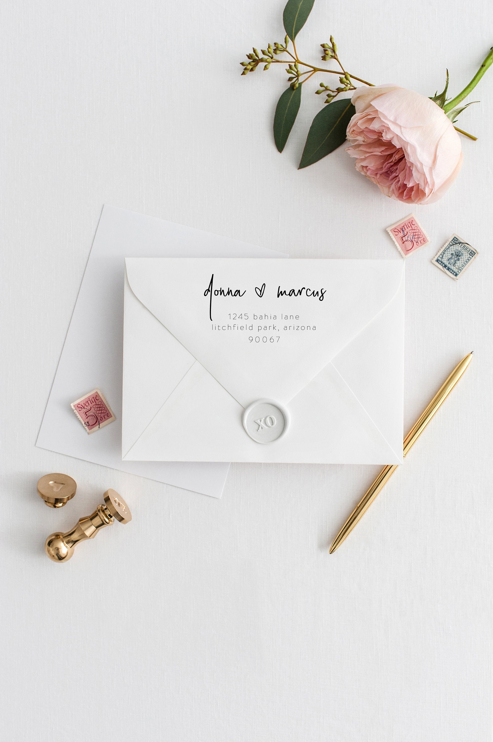 Envelope Addressing Template DIY Envelope Template for Wedding Printab ...