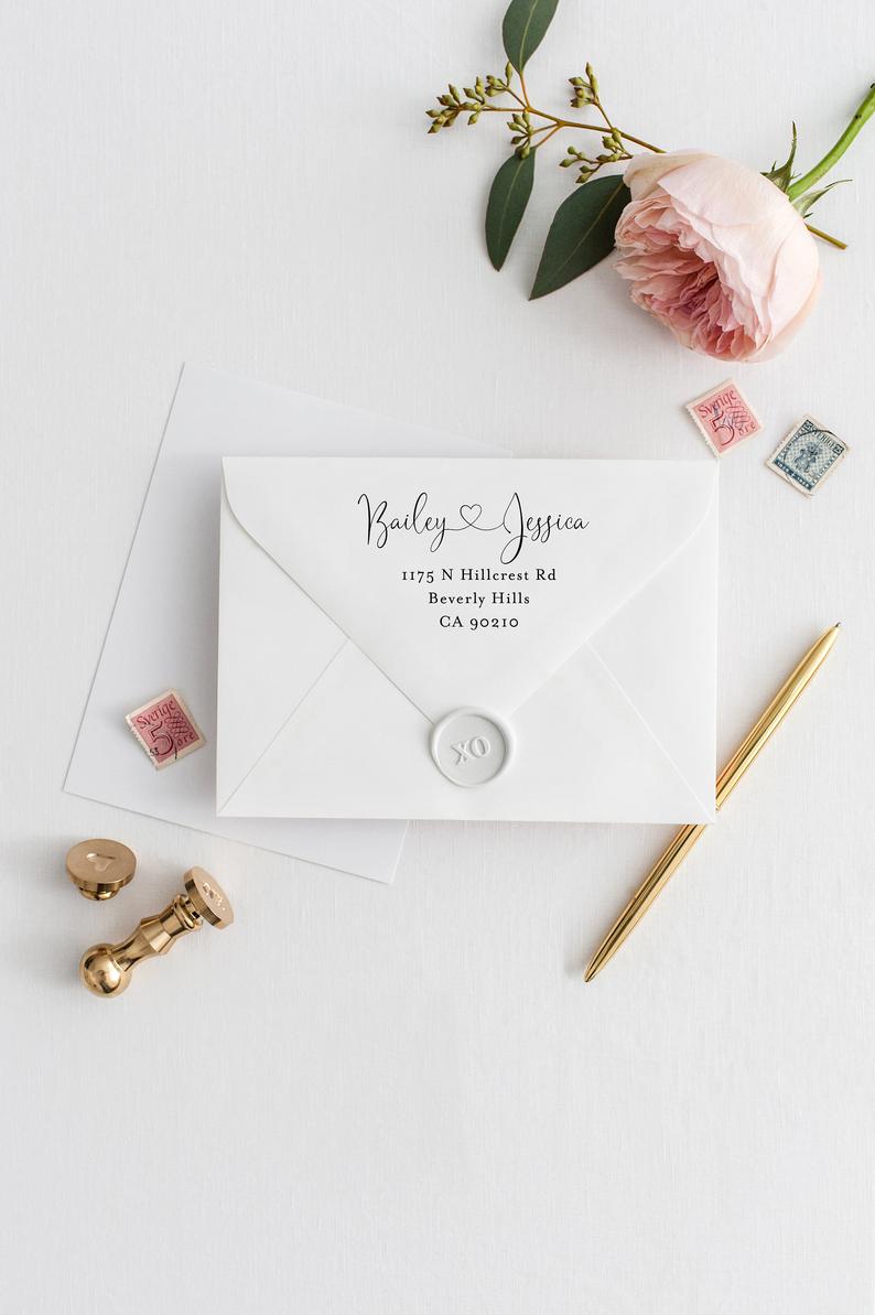 Envelope Addressing Template DIY Envelope Template for Wedding Printable Envelope for Save the Date Instant Download RSVP Envelope - Heather ENVELOPES SAVVY PAPER CO