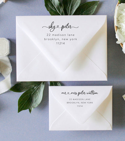 Envelope Addressing Template, DIY Envelope Template for Wedding, Printable Envelope for Save the Date, Instant Download, RSVP Envelope - SKY  SAVVY PAPER CO