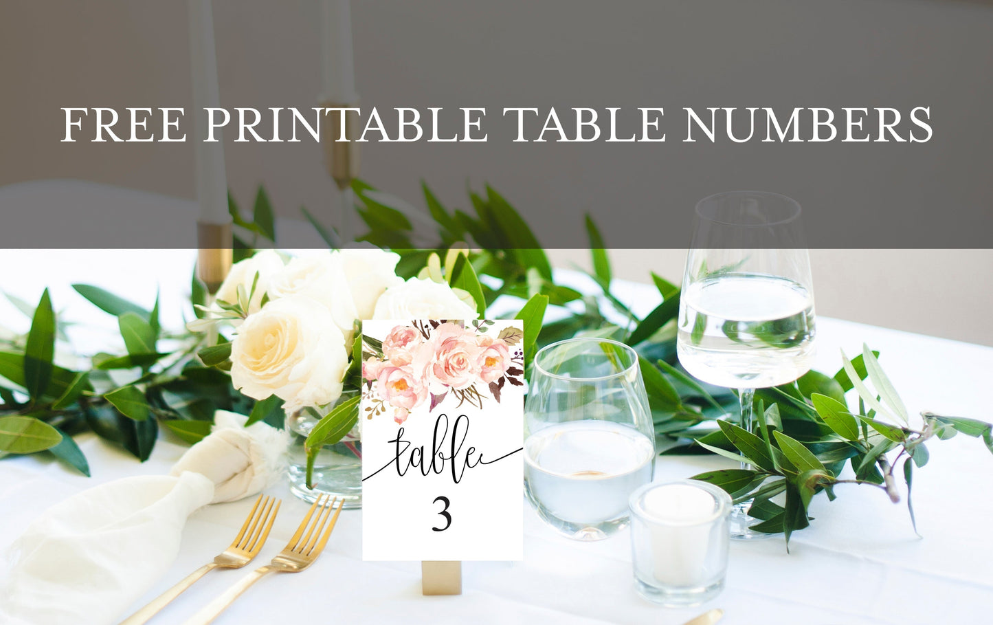 FREEBIE Floral Wedding Table Number, Wedding Table Printable, Numbers Printable, Instant Download, DIY Table Numbers, Table Number Cards  -KATHERINE TABLE NUMBERS SAVVY PAPER CO