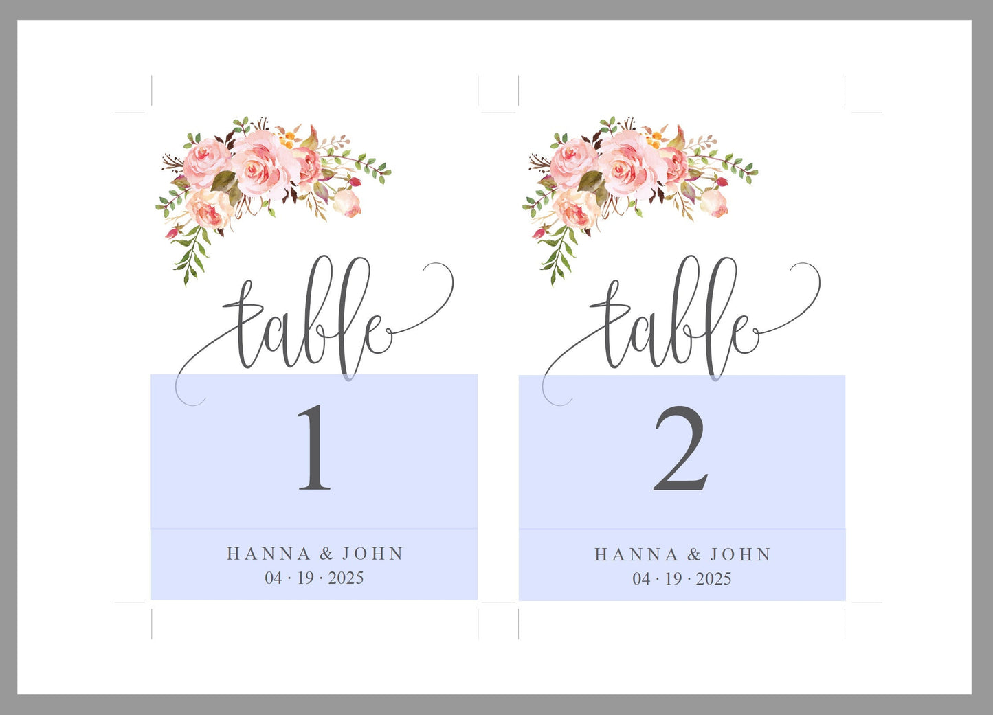 Floral Wedding Table Number, Wedding Table Printable, Numbers Printable, Instant Download, DIY Table Numbers, Table Number Cards  - HANNA TABLE NUMBERS SAVVY PAPER CO