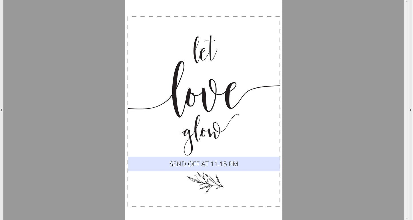 Let Love Glow Wedding sign, Rustic Wedding, Wedding Signs, Printable, Wedding Decor Sparkler Send off, Template, Instant Download SIGNS | PHOTO BOOTH SAVVY PAPER CO