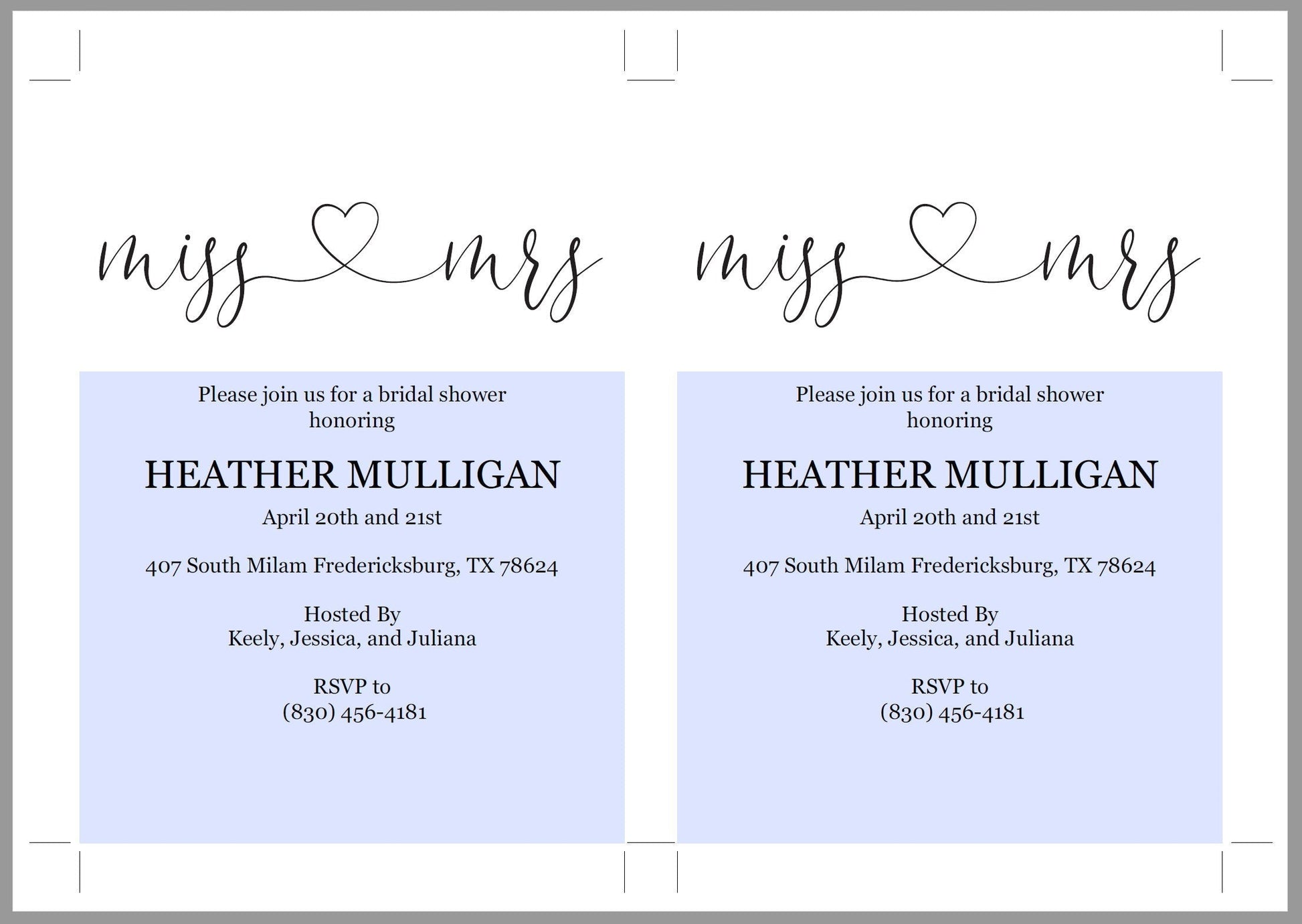 Miss to Mrs Bridal Shower Invitation Instant Download Printable Editable Template DIY Bridal Shower Invite  - Heather SHOWERS | BACHELORETTE SAVVY PAPER CO