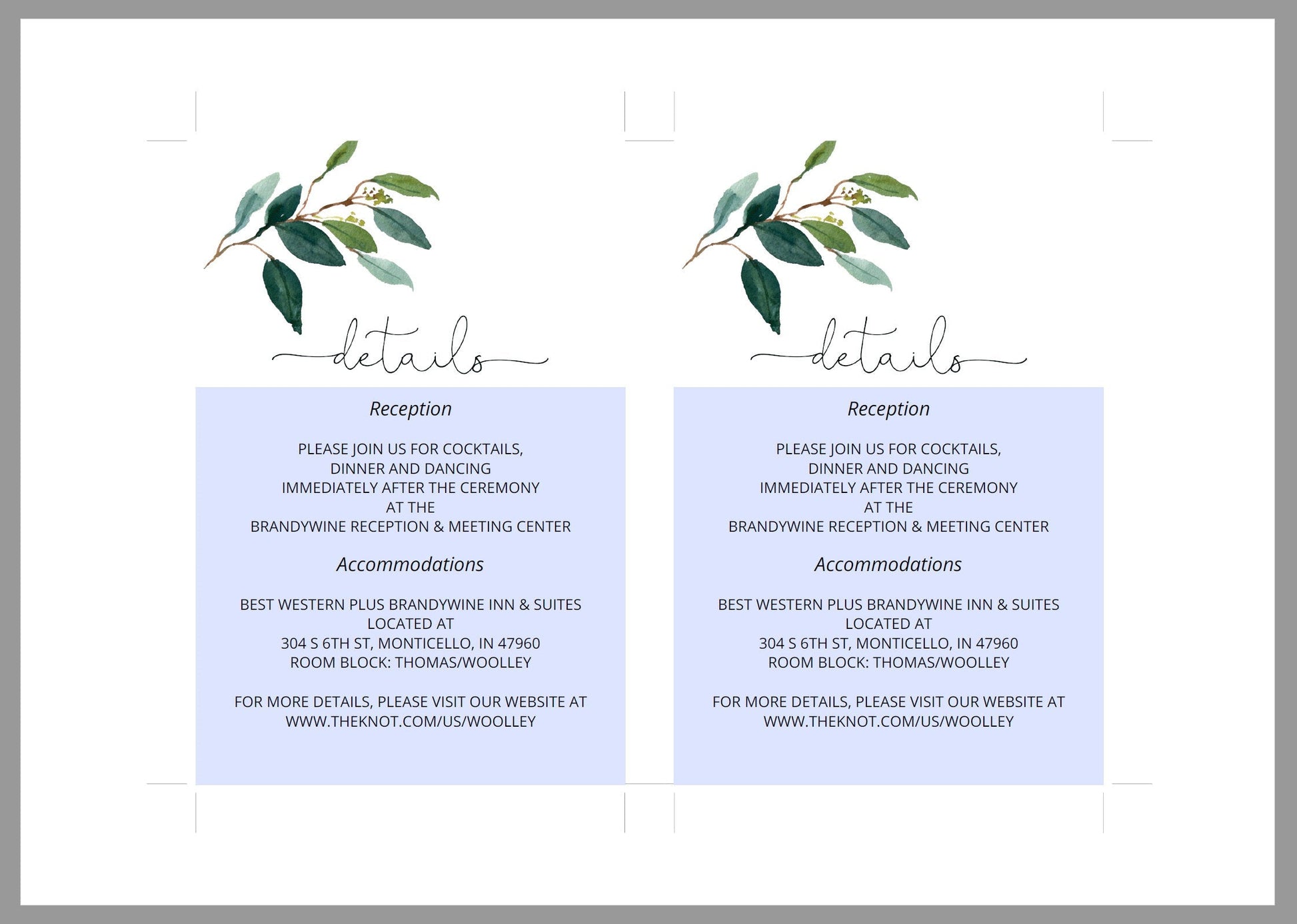 Printable Greenery Rustic Wedding Invitation Set Editable Template, DIY Instant Download Invites, Invitation Suite- Anna WEDDING INVITATION SETS SAVVY PAPER CO