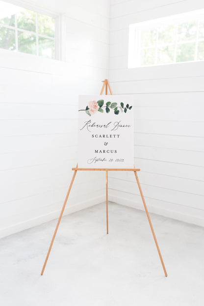 Printable Rehearsal Dinner Welcome Sign Editable Template Instant Download Greenery - Scarlett SIGNS | PHOTO BOOTH SAVVY PAPER CO