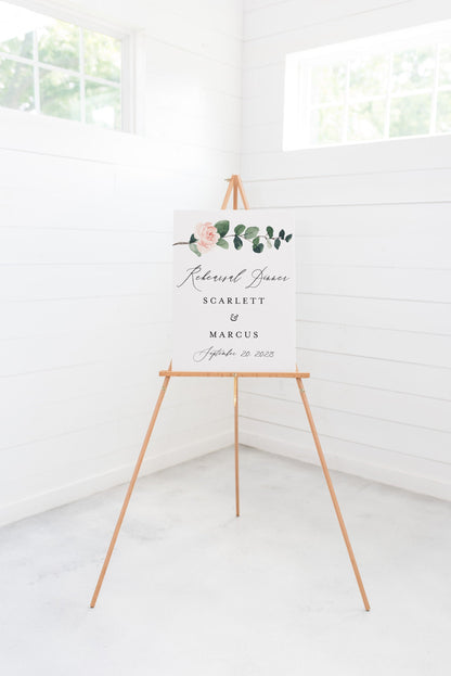 Printable Rehearsal Dinner Welcome Sign Editable Template Instant Download Greenery - Scarlett SIGNS | PHOTO BOOTH SAVVY PAPER CO