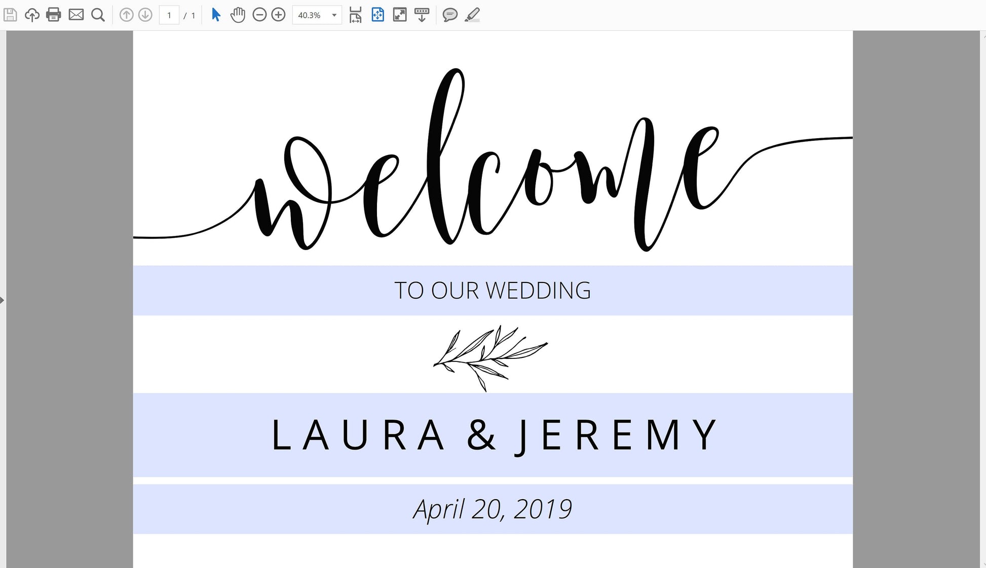 Printable Rustic Minimal Wedding Welcome Sign Editable Template Instant Download- HANNAH SIGNS | PHOTO BOOTH SAVVY PAPER CO