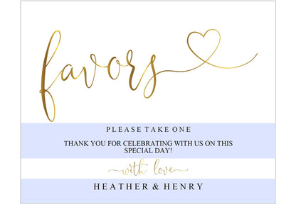 Printable Wedding Favor Sign,Wedding Favors template,Wedding Sign,Please Take One,Wedding Printable,Gold Wedding, Instant Download -Heather SIGNS | PHOTO BOOTH SAVVY PAPER CO