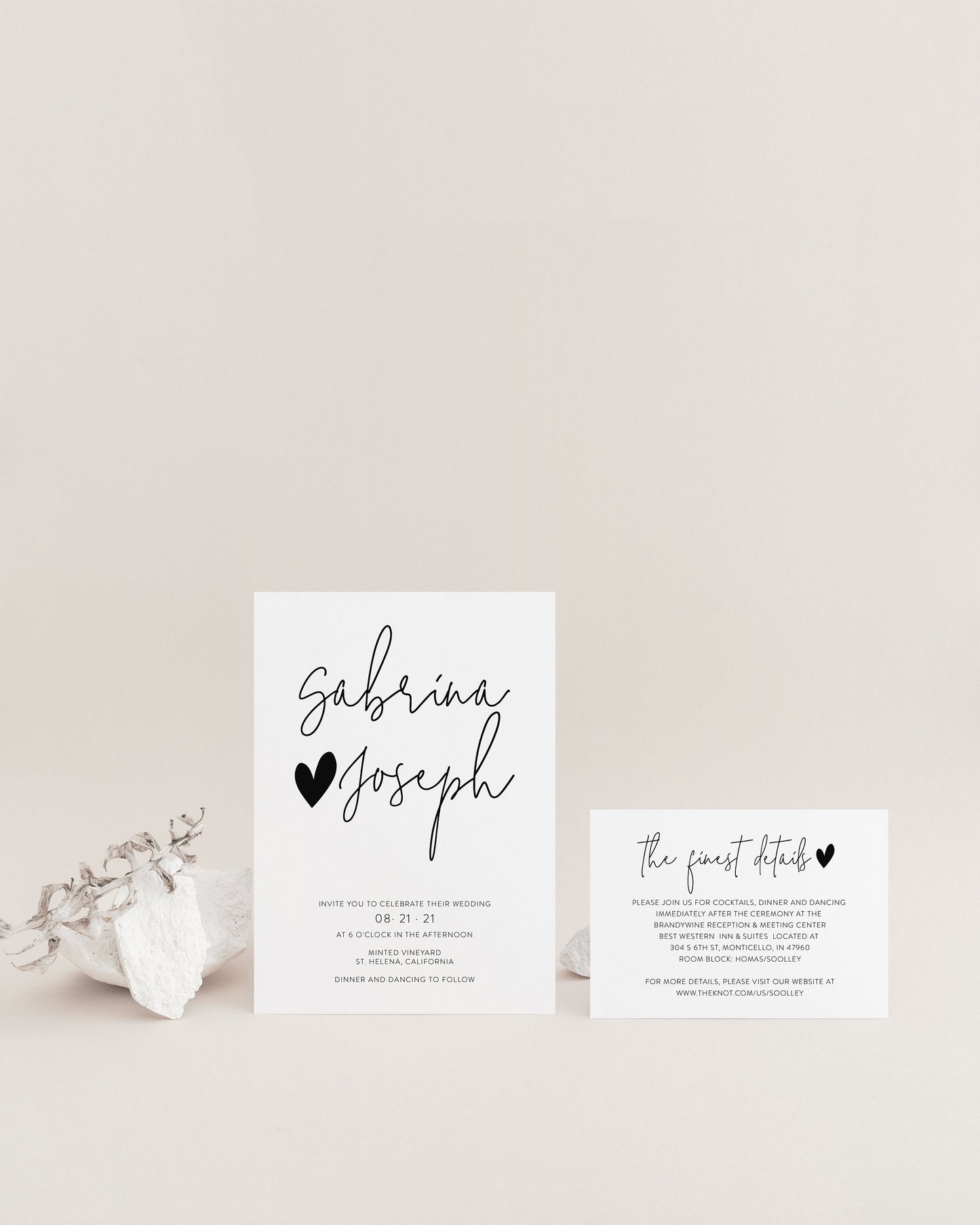 Printable Wedding Invitation Set Editable Template, DIY Instant Download Invites, Invitation Suite, 100% Editable- Gab WEDDING INVITATIONS SAVVY PAPER CO