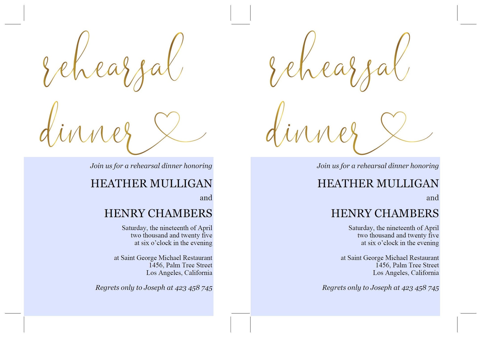Rehearsal Dinner Invitation Template, Printable Wedding Rehearsal Dinner Invitation, Gold Wedding, Instant Download,  - HEATHER REHEARSAL DINNER SAVVY PAPER CO