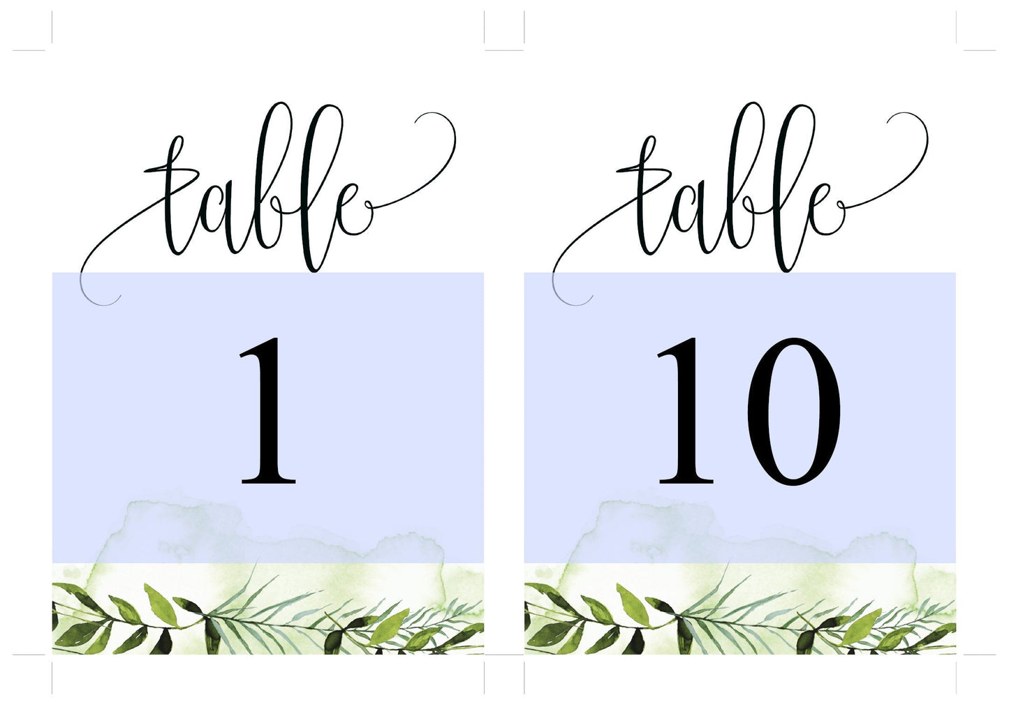 Simple Wedding Table Number, Wedding Table, Printable Numbers, Instant Download, DIY Table Numbers, Cards, Greenery, Rustic  - Melissa TABLE NUMBERS SAVVY PAPER CO