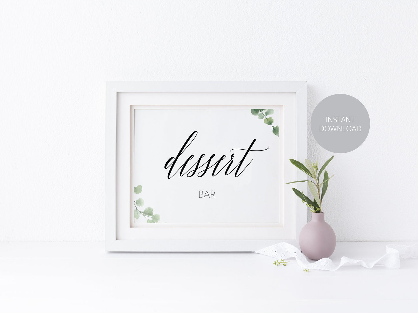 Wedding Dessert Bar Sign, Dessert Table Sign, Wedding Dessert Sign, Dessert Bar, Wedding Signage, Wedding, Wedding Decor, Instant Download SIGNS | PHOTO BOOTH SAVVY PAPER CO
