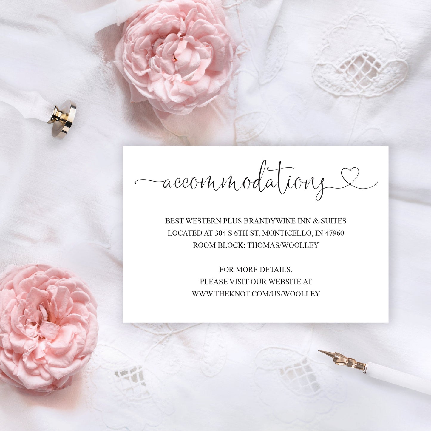 Wedding Details Card Template, Instant Download, Information Card, Wedding Info Card, Accommodations Card, Directions Card   - Heather  SAVVY PAPER CO
