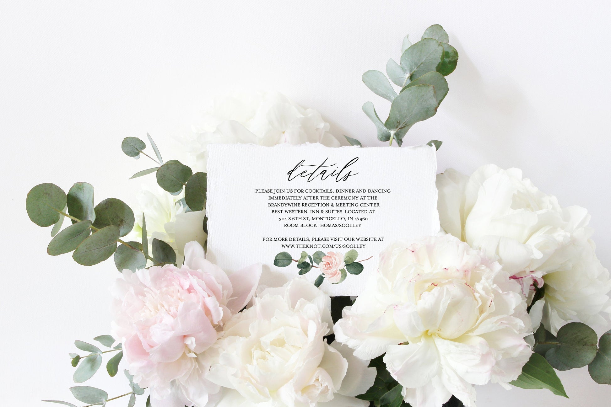 Wedding Details Card Template Instant Download Information Card Wedding Info Card Greenery Wedding Details Template  - Scarlett RSVP & DETAILS CARDS SAVVY PAPER CO