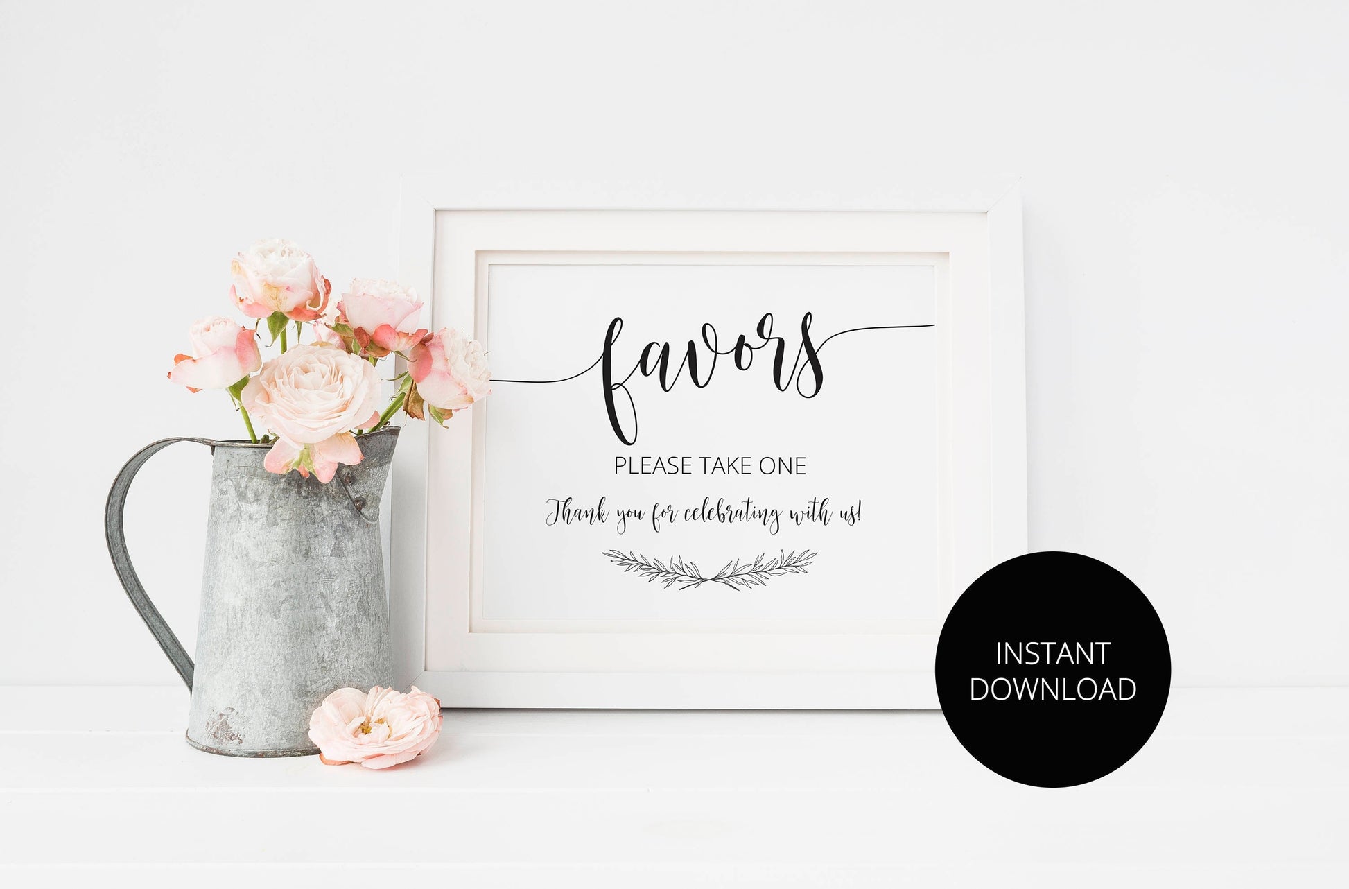 Wedding Favor Sign, Wedding Favors Sign, Wedding Printable, Please Take One, Rustic Wedding, Wedding sign - April SIGNS | PHOTO BOOTH SAVVY PAPER CO