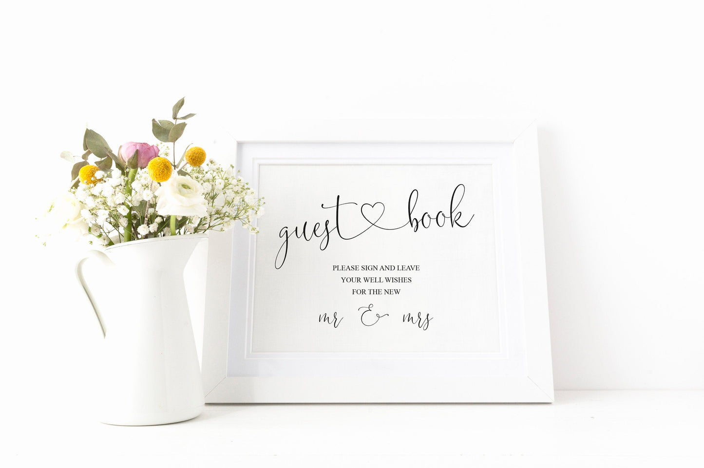 Wedding Guestbook Sign, Please Sign Our Guest Book, Rustic,Instant Download,Wedding Signage,Wedding Decor, Printable Reception Sign -Heather SIGNS | PHOTO BOOTH SAVVY PAPER CO