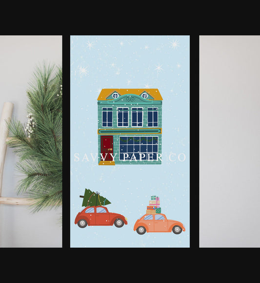 First Christmas in our New Home, Animated Christmas Card, Christmas Video Card, Mp4