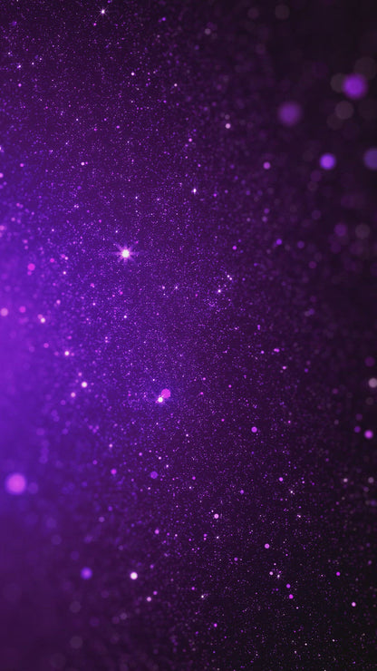 Violet Animated Glitter Card, Video Invite, Glitter Shimmer Purple